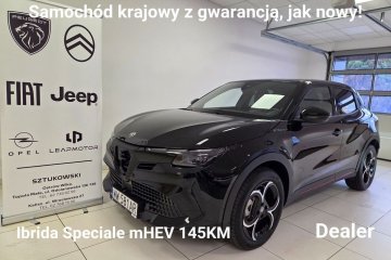 1.2 mHEV 145 KM Ibrida Speciale eDCT SalonPL Gwarancja Dealer Leas101%