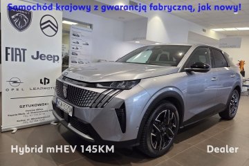 1.2 PureTech mHEV Allure e-DCS6 145 KM SalonPL Gwrancja Dealer Vat23%