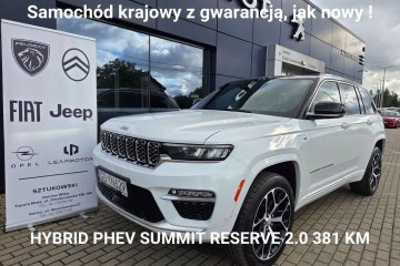 2.0 4xePHEV SUMMIT RESERVE 381KM SalonPL  Gwarancja Dealer Leas 101.8%