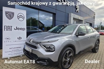 C4X 1.2 PLUS 13OKM EAT8 SalonPL Gwarancja Dealer VAT23 Leasing 101.8%