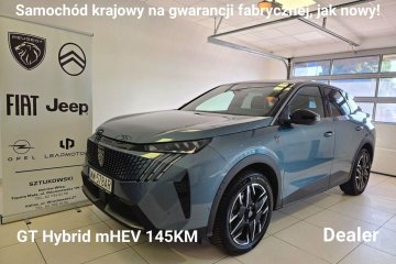 1.2 Hybrid 145KM mHEV GT e-DCS6 SalonPL Gwarancja Dealer Vat23%