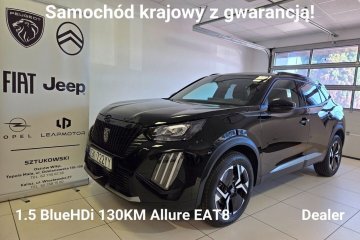 Allure 1.5 BlueHDi 130 KM EAT8 SalonPL Gwarancja Dealer Leasing 101.8%