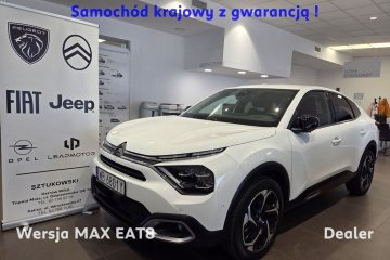 C4 X 1.2 PureTech Max 130KM EAT8 SaolonPL Gwarancja Dealer Vat23%