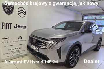 1.2 Hybrid mHEV Allure e-DCS6 145 KM SalonPL Gwrancja Dealer Leas101%