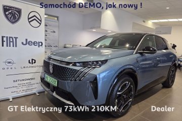 e-3008 GT 73kWh 210KM Demo Dealer SalonPL Vat23%